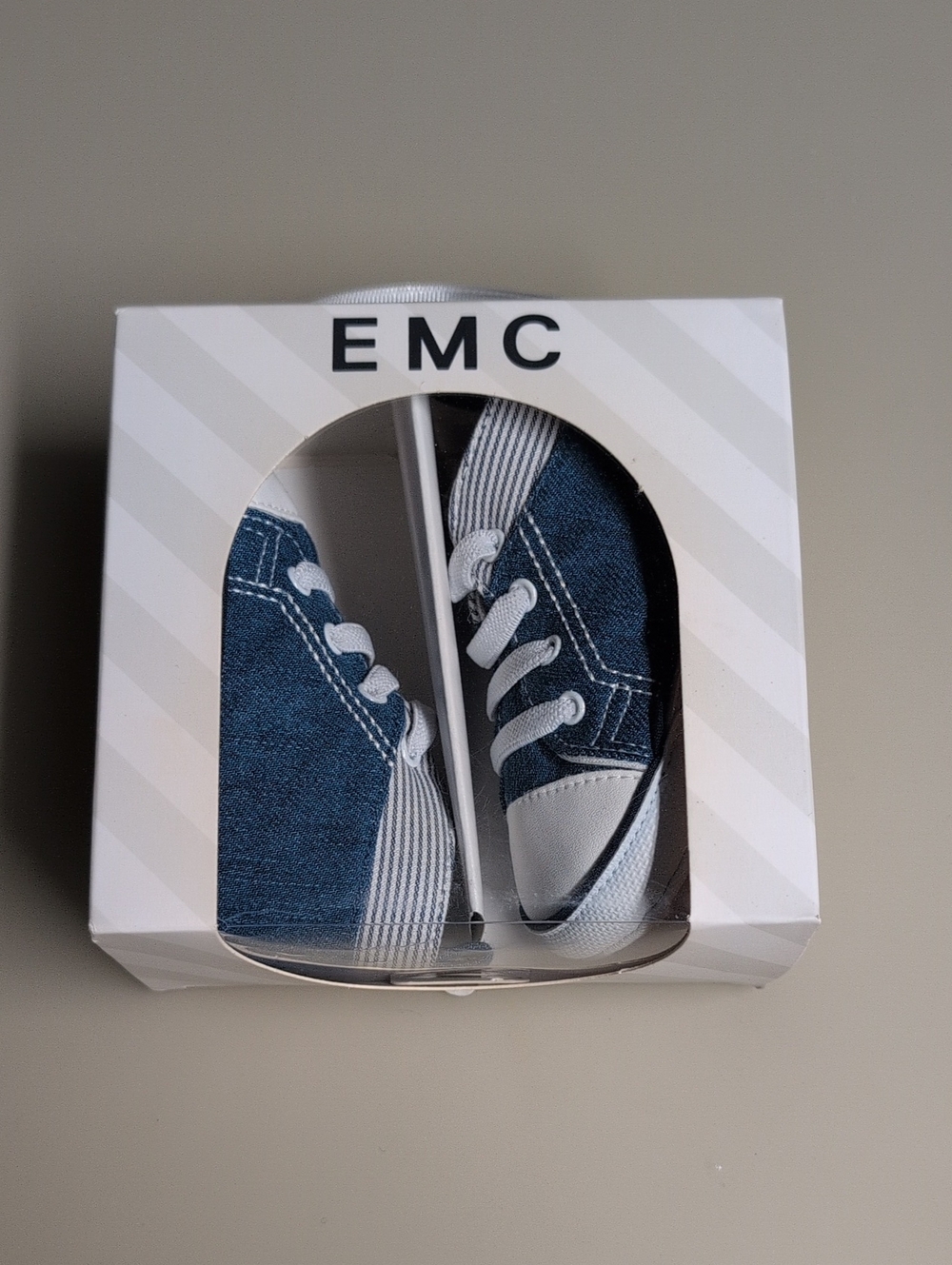 Kids Navy Blue Canvas Sneakers